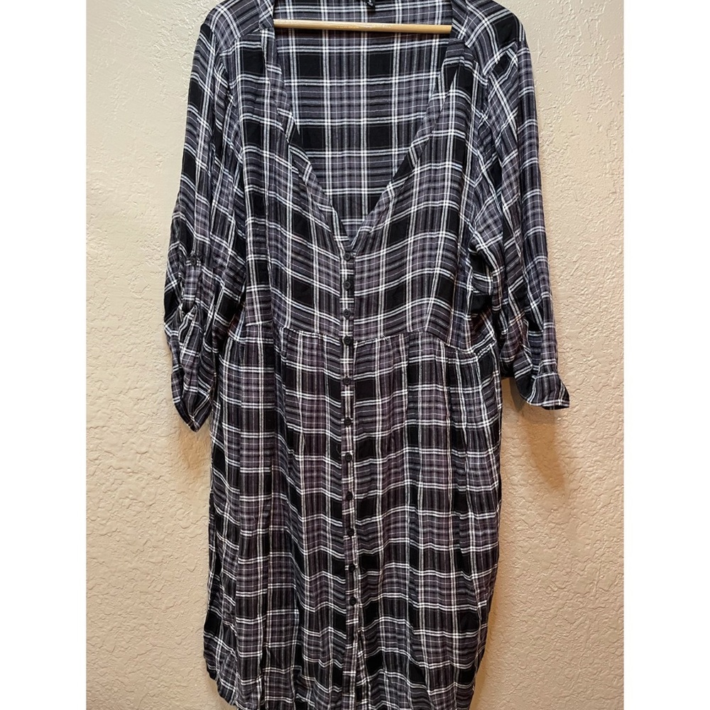 Torrid Flannel Dress Plus Size